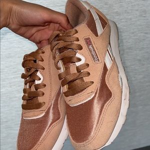 Rose gold Reeboks